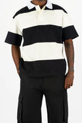 Short Sleeve Striped Polo