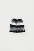 Crochet Beanie  Black / White