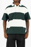 Short Sleeve Striped Polo