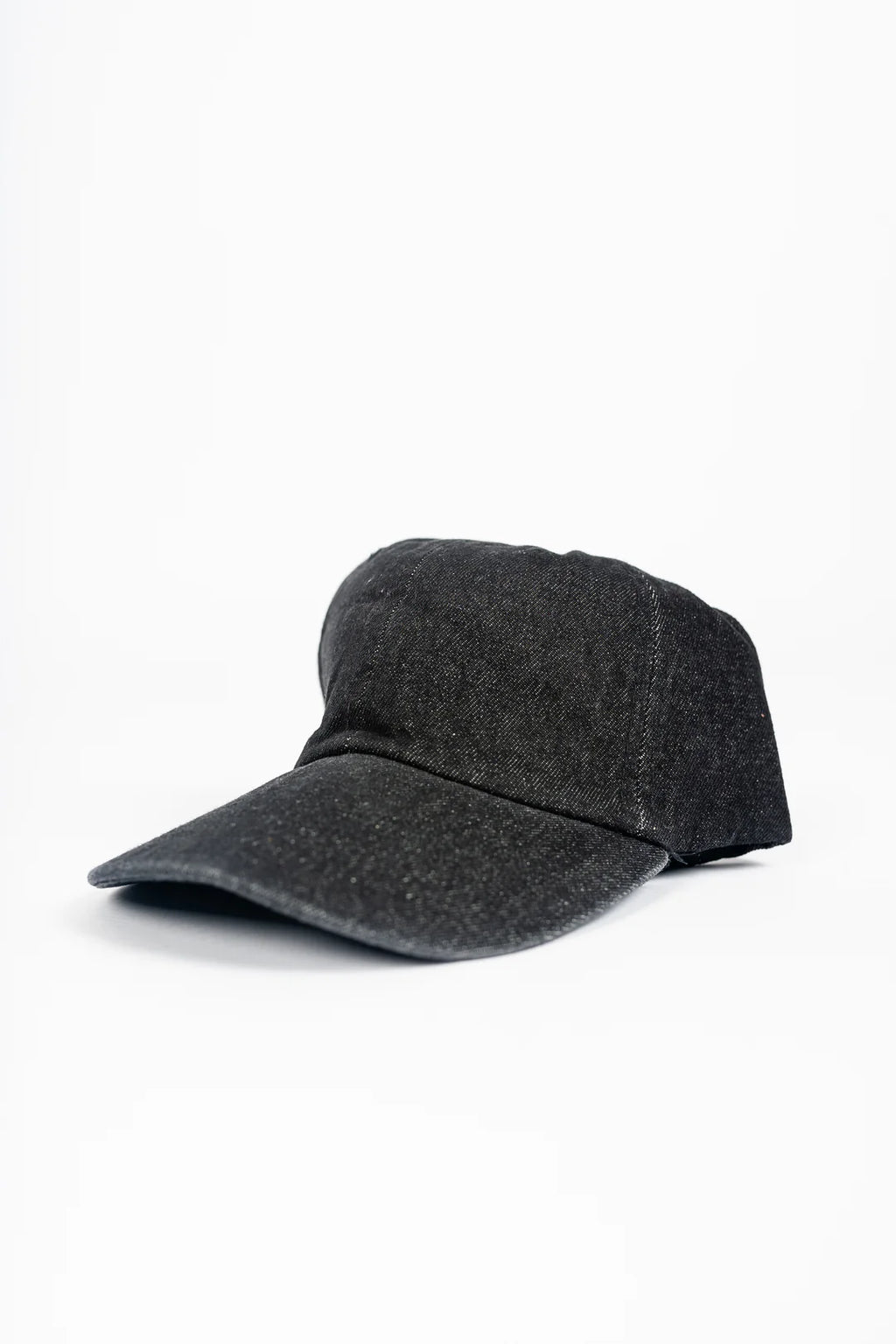 Black Denim Dad Cap