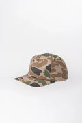 Printed Flat Bill Hat Duck Camo